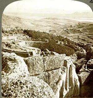 Stereo: Agamemnon's ancient citadel, Mycenae, Greece