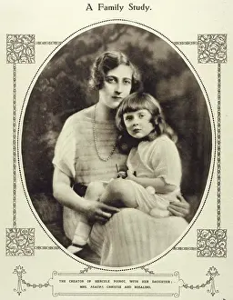 Agatha Christie and daughter