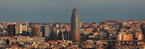Nouvel: Agbar Tower at sunset, Barcelona, Spain