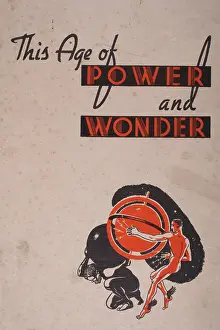 X100498: The age of power and wonder, man with globe