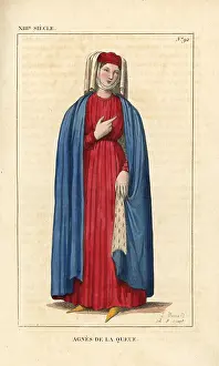 Mifliez: Agnes de la Queue, first wife of Erost de Treinel