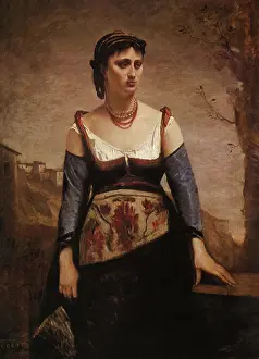 Corot: Agostina, by Corot