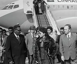 Welcomed: Agostinho Neto visits USSR