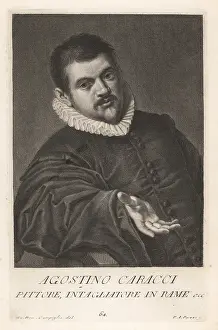 Pietro Antonio Pazzi: Agostino Carracci, Italian painter and printmaker, 1557-1602
