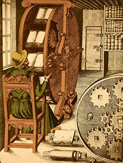Rotating: Agostino Ramelli, Bookwheel