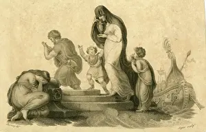 Germanicus: Agrippina landing with the ashes of Germanicus