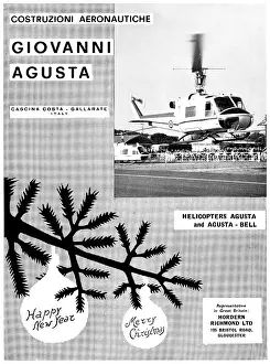 Agusta: Agusta Bell Christmas Greetings 1961