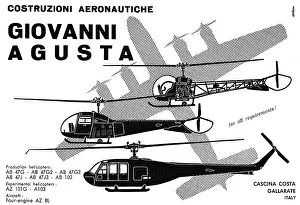 Aeronautiche: Agusta Helicopter Model Range 1960