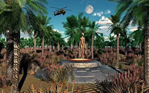 Gunship: An AH-64 Apache Black Ops helicopter tracking down a UFO ?