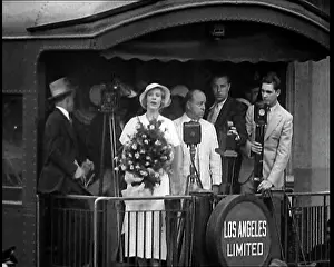 Hymn: Aimee Semple McPherson Conducting a Crowd in