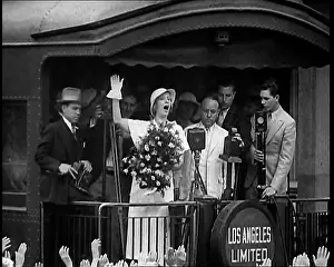 Hymn: Aimee Semple McPherson Conducting a Crowd in