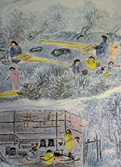 1837: An Ainu Village