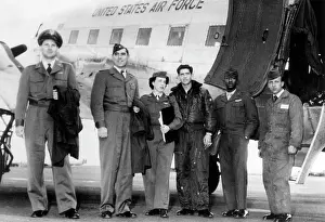 Securely: US air ambulance fired at by Soviets is back in Frankfurt am