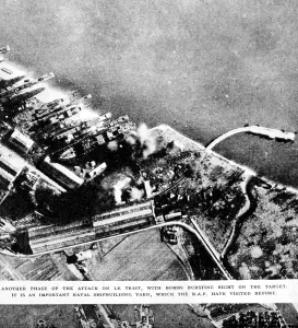 Bombardment: Air attack of the Royal Air Force on Le Trait, 1942