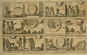 1784: Air Balloon cartoon 4 May 1784