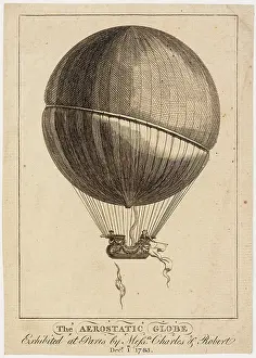 1783: Air balloon of Charles and Robert, Paris