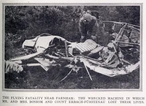 Feb21: Air crash over Farnham