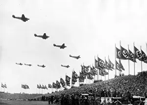 Flyover: Air Force demonstration, Nuremberg Rally, Germany