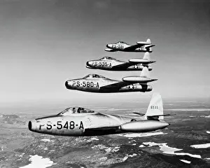 Thunderjet: Four US Air Force Republic Thunderjets