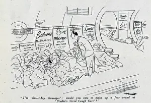 Humourous: Air raid cartoon