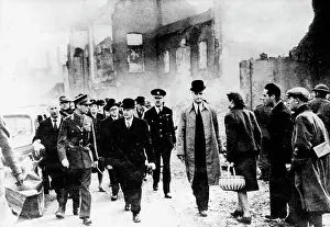 Badly: Air raid on Coventry, 1940