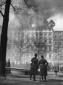 Prewar: Air raid drill in Berlin, 1935