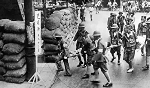 Medic: Air raid drill in Japan, 1933