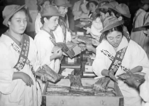Air raid drill in Japan, 1937