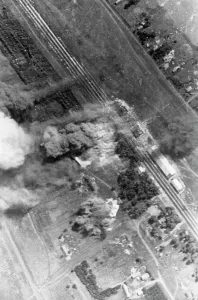 Klose: Air raid on the Maikop front, Caucasus, 1942