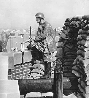 Phoney: Air Raid patrol in London, WWII