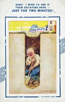Gosh: Air Raid Precautions Postcard