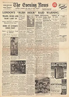 Warnings: Air raid warnings in London