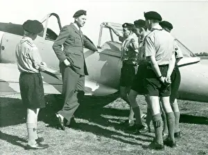 Chipmunk: Air Scouts with their Commissioner