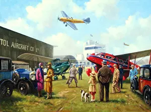 Windsock: Air Show, Rolls Royce, DH Dragon Rapid