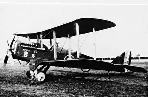 Airco: Airco DH4, (on the ground, forward view)