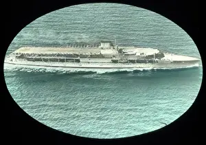 An aircraft carrier