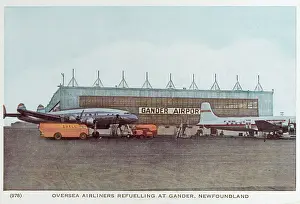 Gander: Aircraft refuelling at Gander, Newfoundland