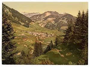 Gotthard: Airolo, general view, St. Gotthard Railway, Switzerland