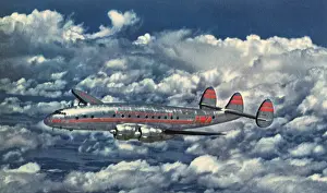 Airliners: Airplane and Clouds