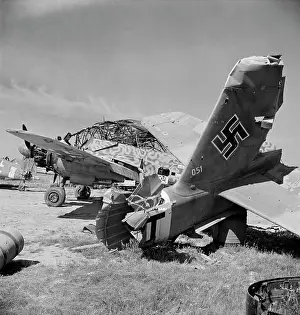 Wrecks: Airplanes - German - Damaged - WWII