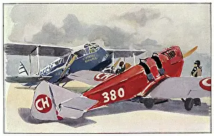 Hillman: AIRPORT SCENE PARIS 1934