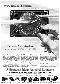 Airresearch: AirResearch Cabin Pressure Regulators