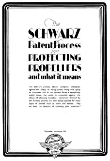 Airscrew: Airscrew Co Aircraft Propellers. Schwarz Process
