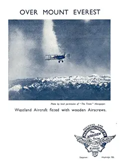 Airscrew: Airscrew Co Over Mt Everest