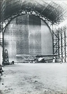 Karachi: Airship hanger, Karachi Air Post (ground view)