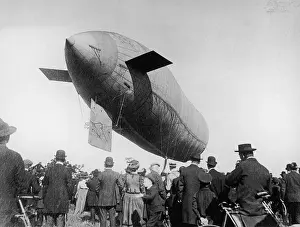Parseval: Airship landing in Munich