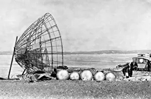 Amundsen: The airship Norge after the flight over the north pole, 19