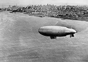 Oakland: Airship over San Francisco, 1937
