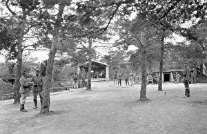 Bandstand: Airship troops dugouts, 1915