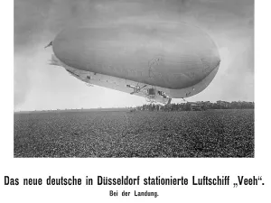 Duesseldorf: The airship Veeh 1, 1912